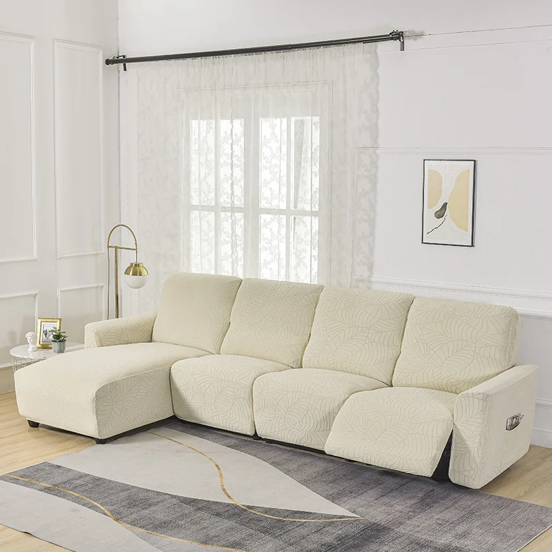 Housse de Canapé Relax Jacquard Beige