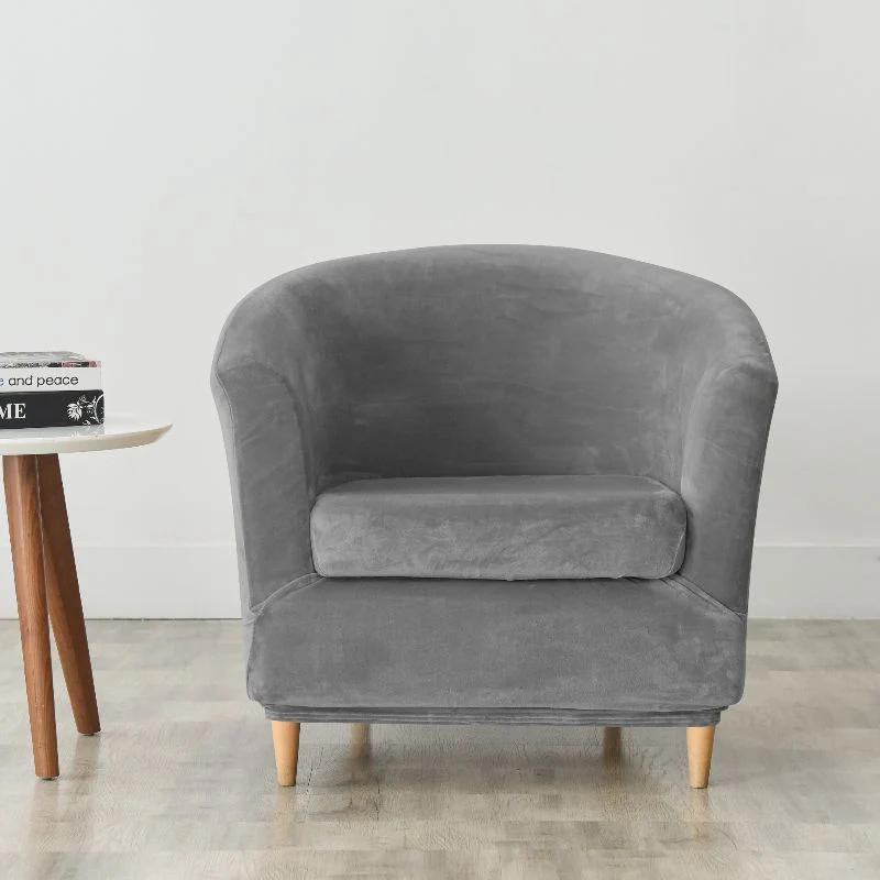 Housse de fauteuil cabriolet Velours Gris