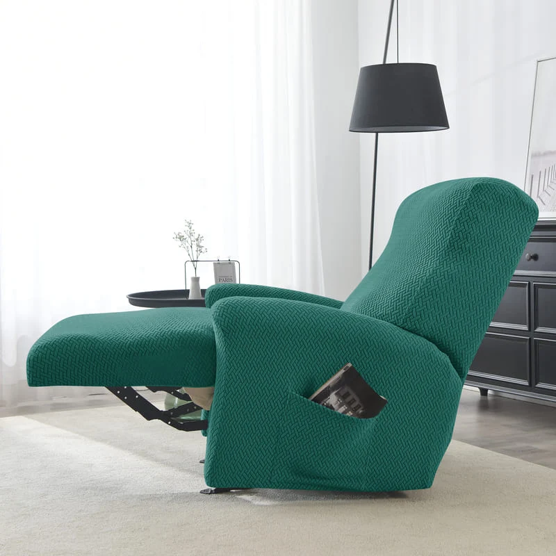 Housse de Fauteuil Relax Microfibre Vert Sapin