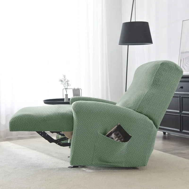 Housse de Fauteuil Relax Microfibre Vert Clair