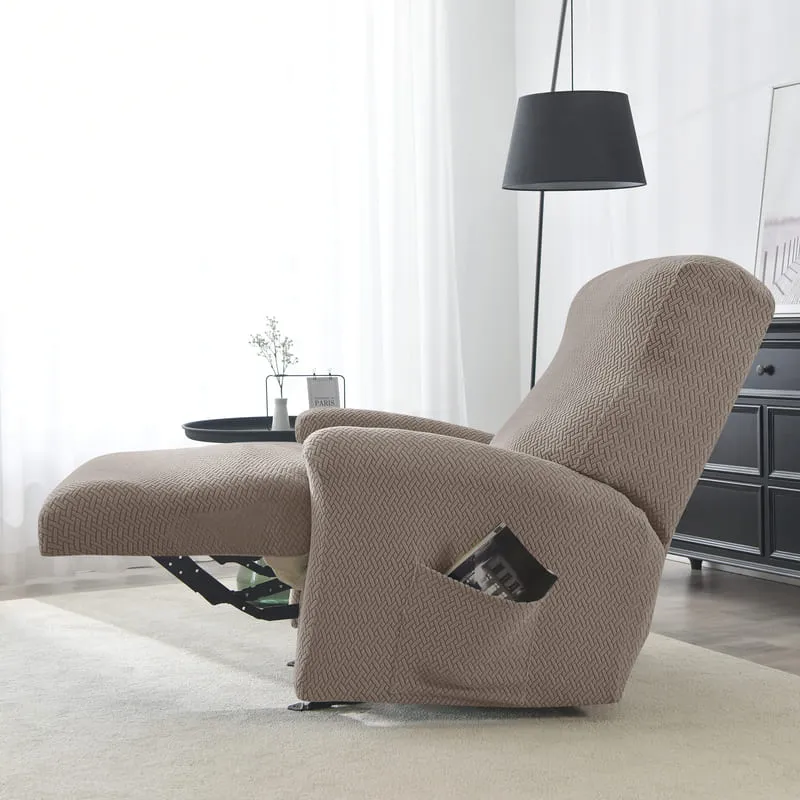 Housse de Fauteuil Relax Microfibre Taupe