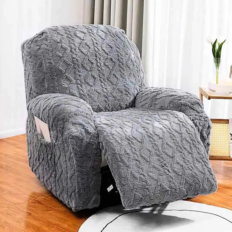 Housse Fauteuil Relax Tricot grise