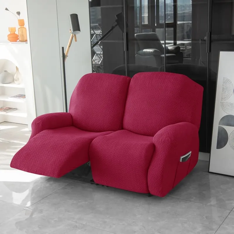 Housse de Canapé Relax Microfibre Bordeaux