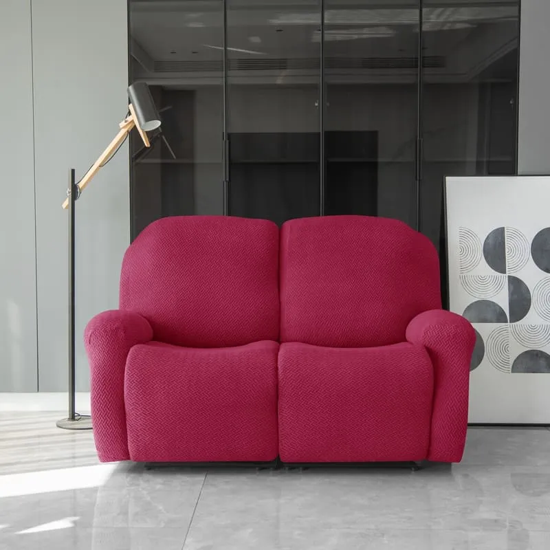 Housse de Canapé Relax Microfibre Bordeaux