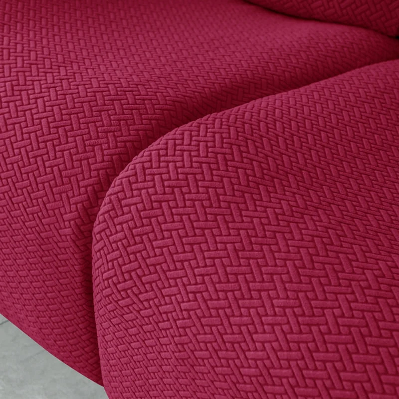 Housse de Canapé Relax Microfibre Bordeaux