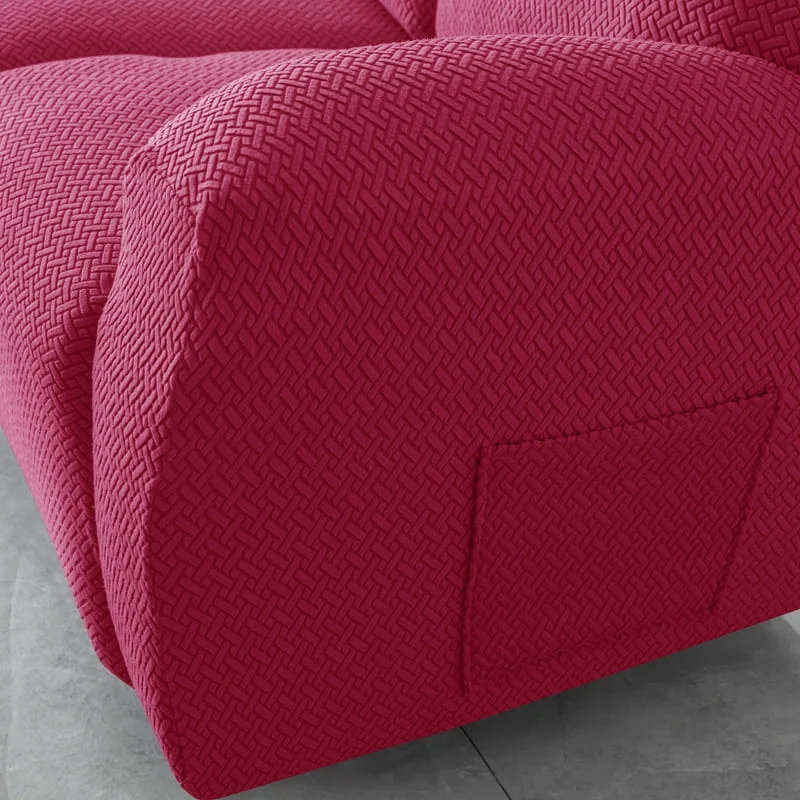 Housse de Canapé Relax Microfibre Bordeaux