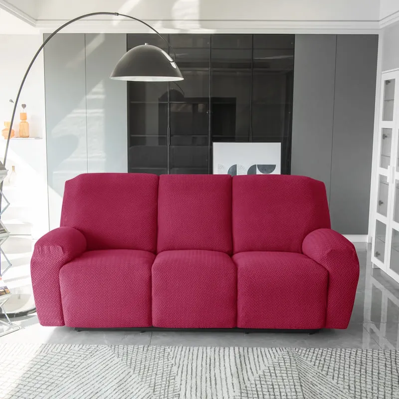 Housse de Canapé Relax Microfibre Bordeaux