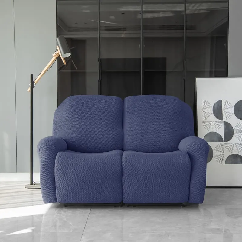 Housse de Canapé Relax Microfibre Bleu Marine