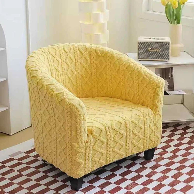 Housse Fauteuil Cabriolet Tricot jaune