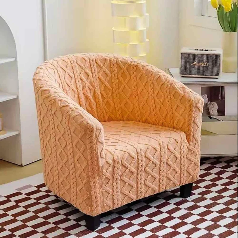 Housse Fauteuil Cabriolet Tricot orange