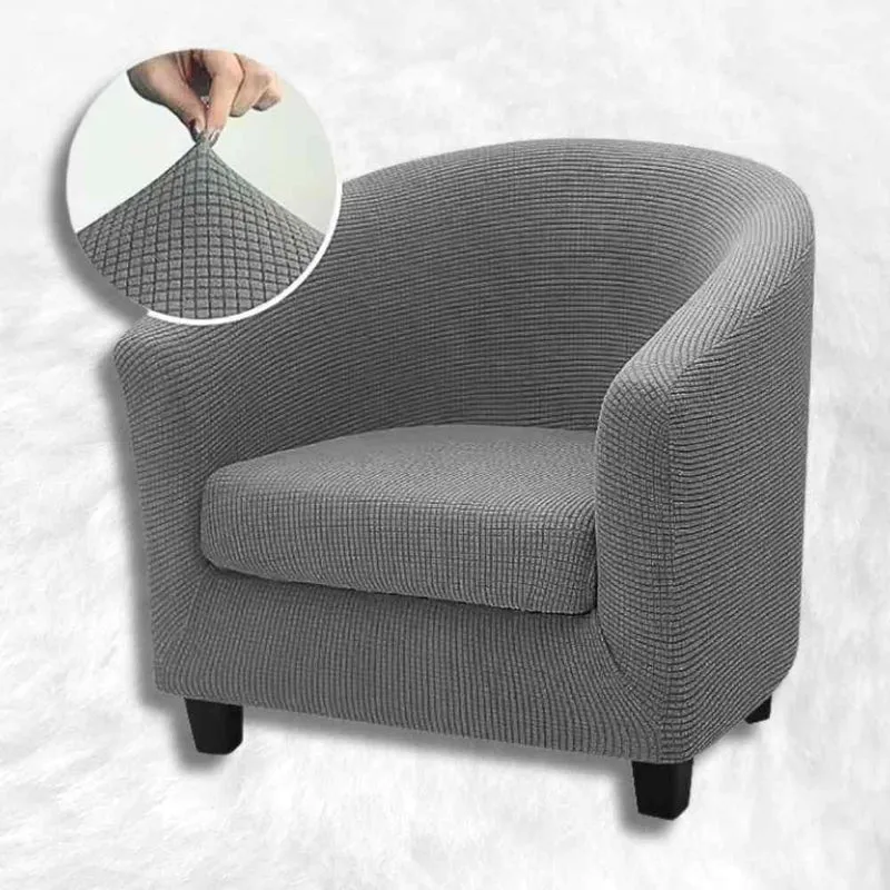 Housse Fauteuil Club Cabriolet grise