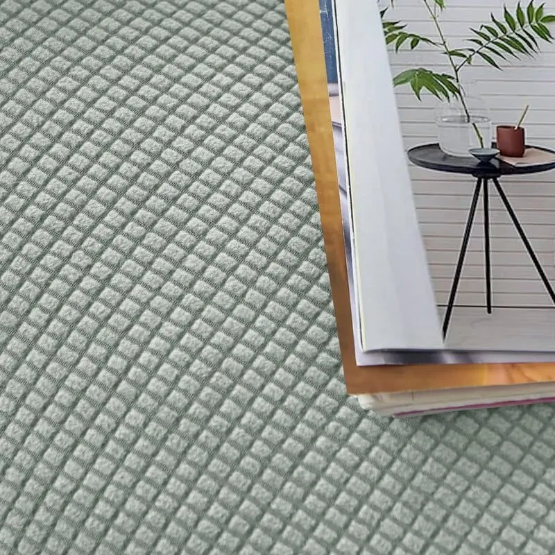 Housse de Fauteuil Relax Jacquard Gris Vert