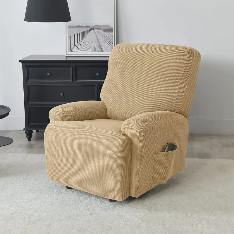 Housse de Fauteuil Relax Jacquard Camel