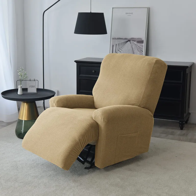 Housse de Fauteuil Relax Jacquard Camel
