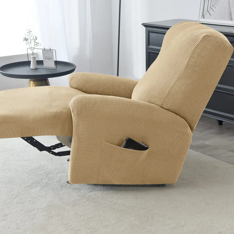 Housse de Fauteuil Relax Jacquard Camel
