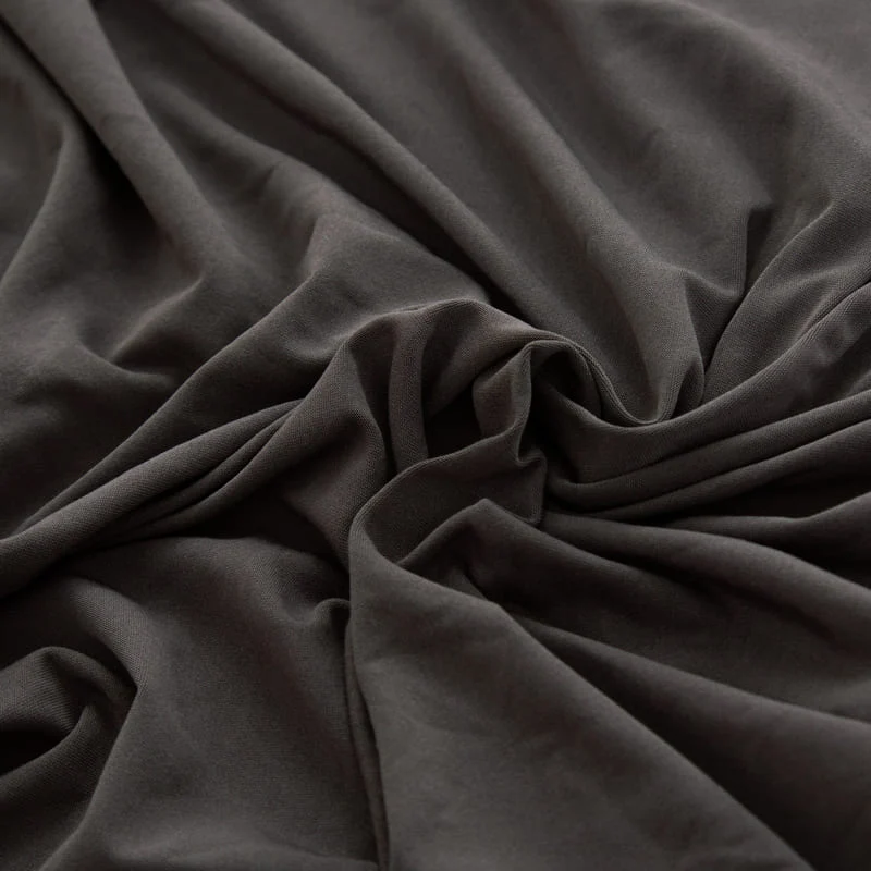 Housse extensible Gris anthracite pour Coussin de Canapé