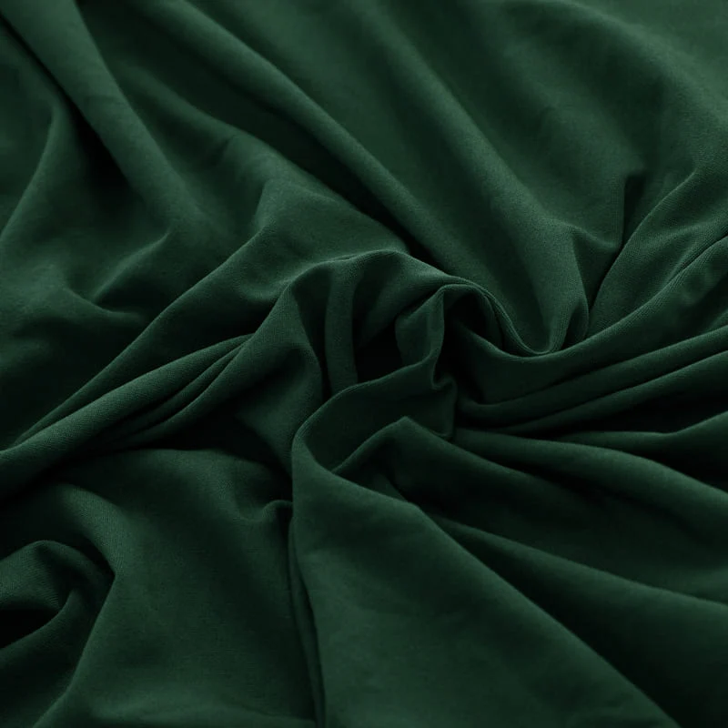 Housse extensible Vert sapin pour Coussin de Canapé