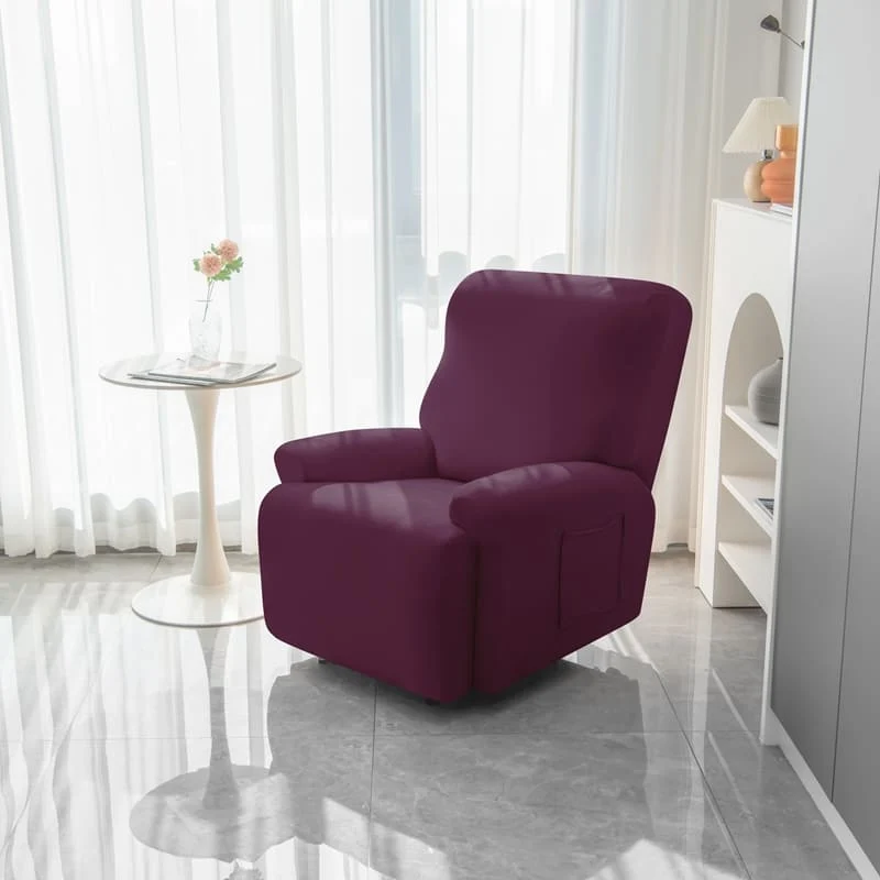 Housse de Fauteuil Relax Prune