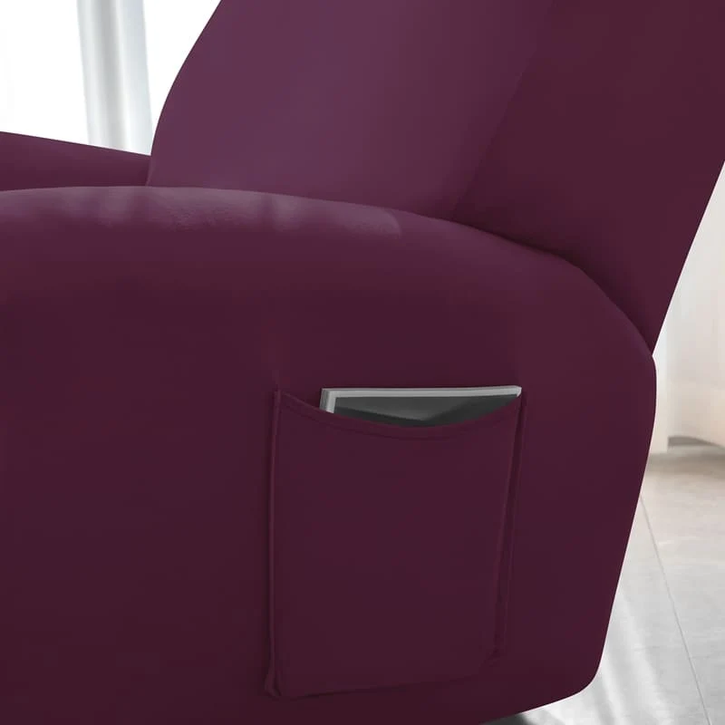 Housse de Fauteuil Relax Prune