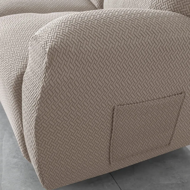 Housse de Canapé Relax Microfibre Taupe