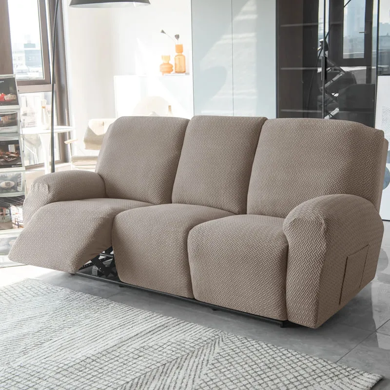 Housse de Canapé Relax Microfibre Taupe