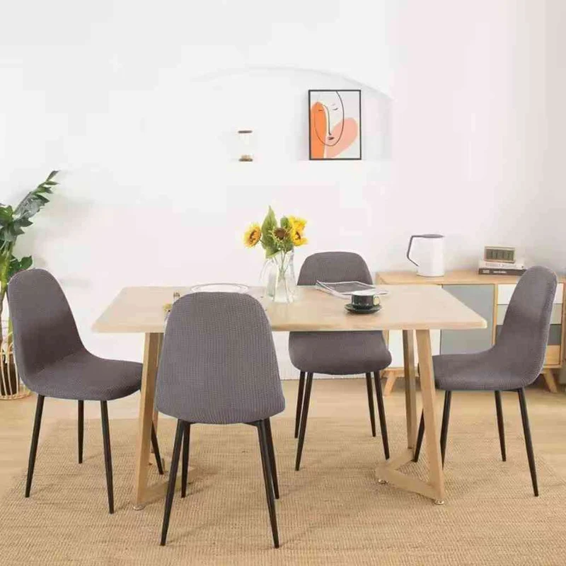 Housse de Chaise Extensible Imperméable grise