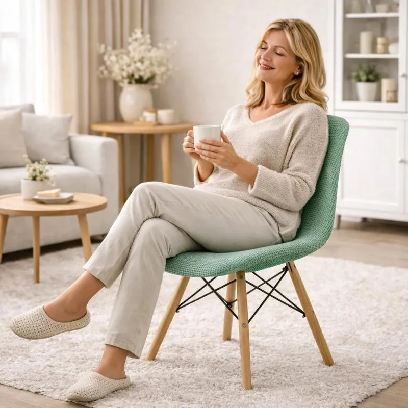 Housse de Chaise Extensible Imperméable verte