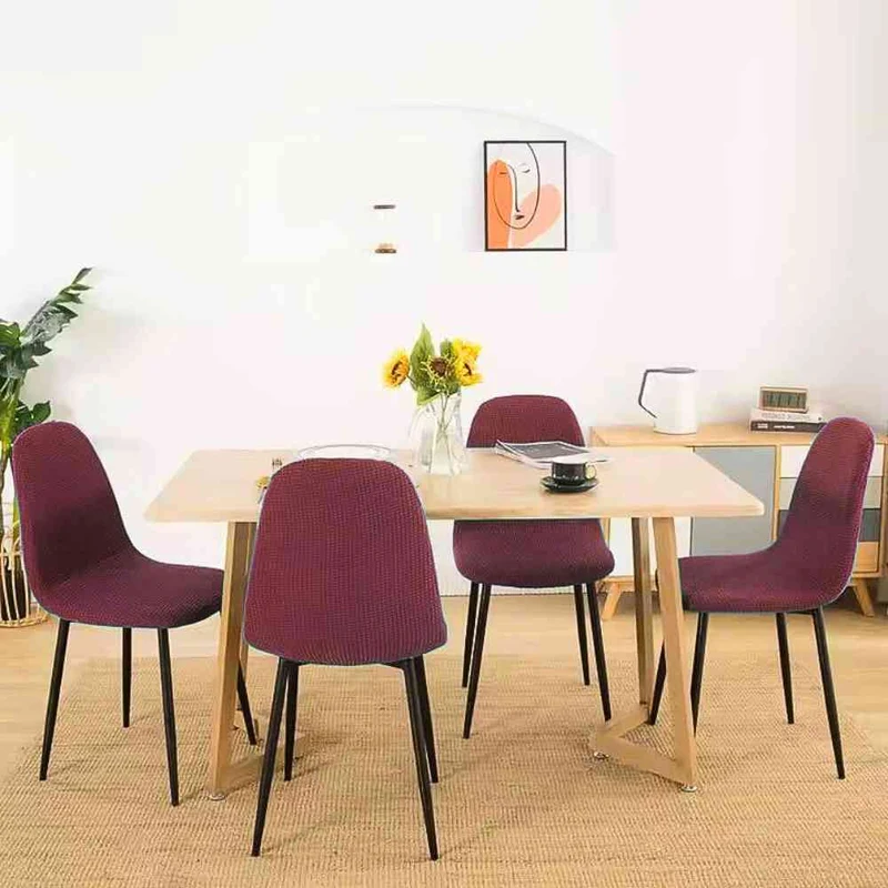 Housse de Chaise Extensible Imperméable rouge