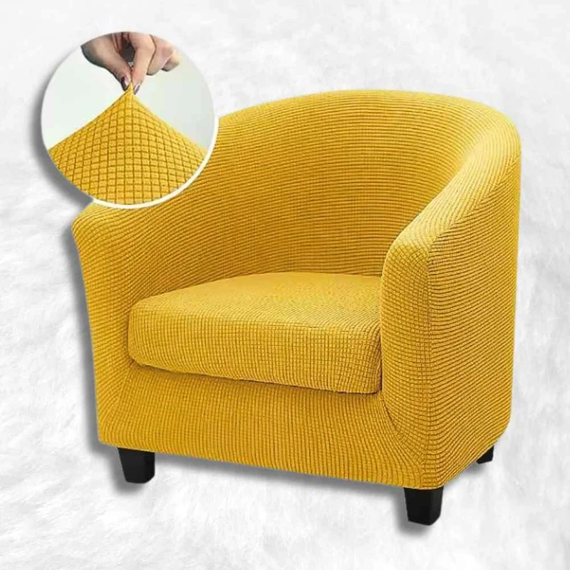 Housse Fauteuil Club Cabriolet jaune
