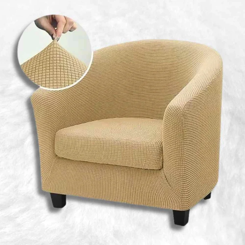 Housse Fauteuil Club Cabriolet beige