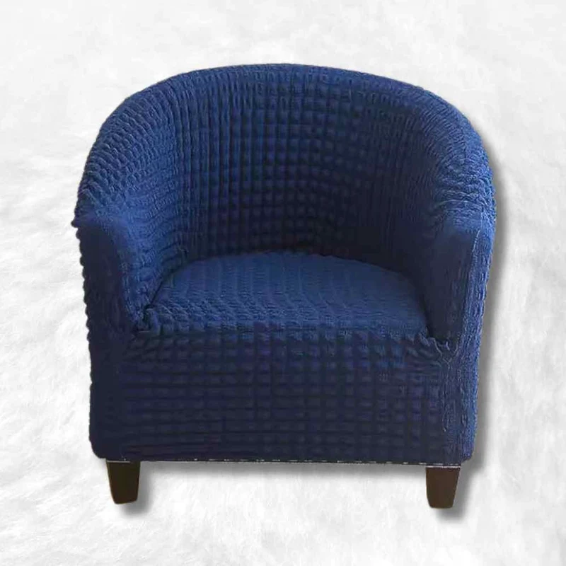 Housse Fauteuil Cabriolet Velours Côtelé marine