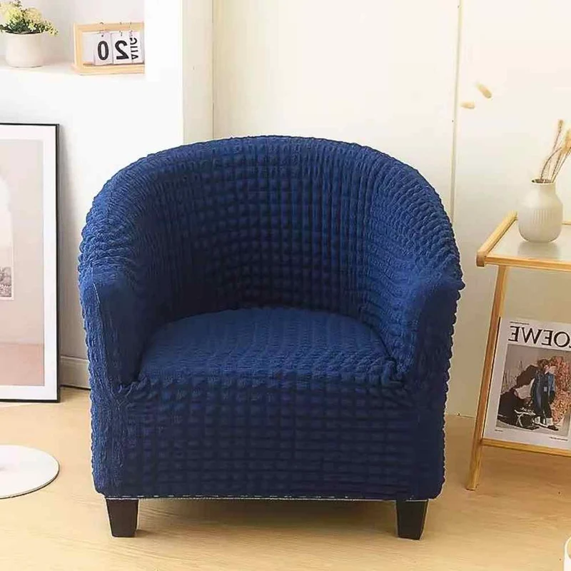 Housse Fauteuil Cabriolet Velours Côtelé marine