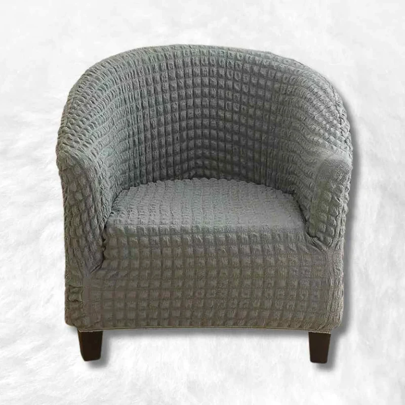 Housse Fauteuil Cabriolet Velours Côtelé grise