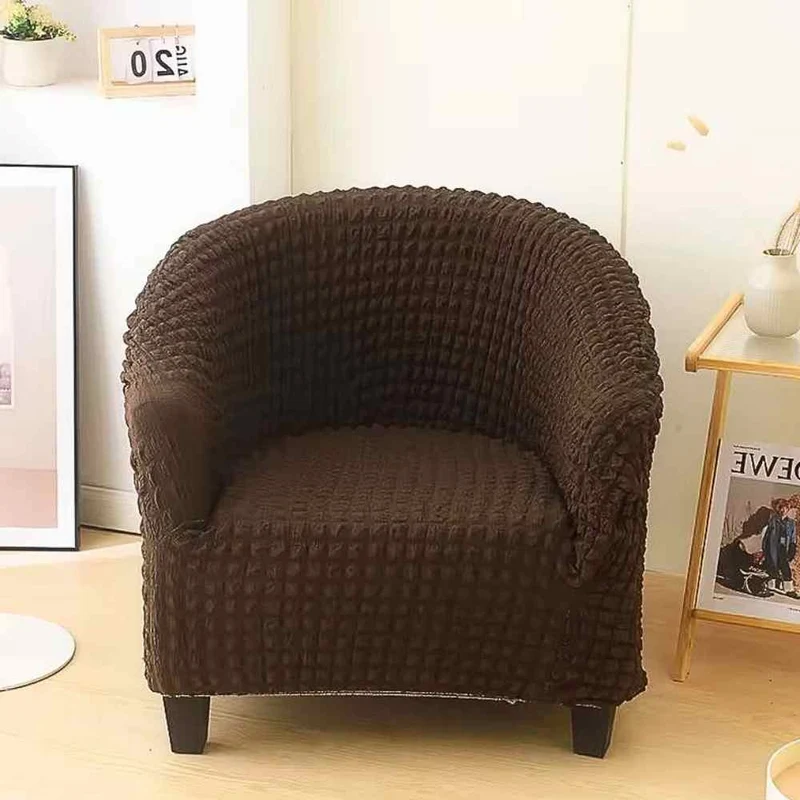 Housse Fauteuil Cabriolet Velours Côtelé marron