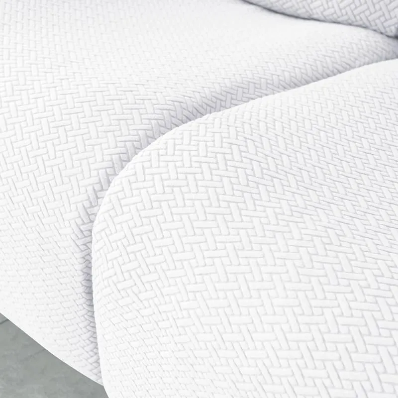 Housse de Canapé Relax Microfibre Blanc