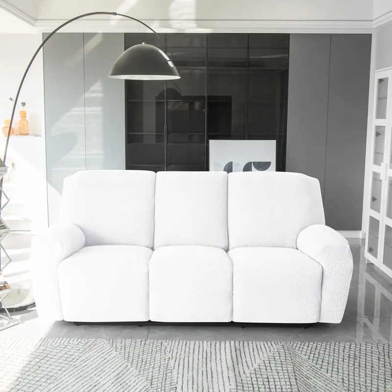 Housse de Canapé Relax Microfibre Blanc