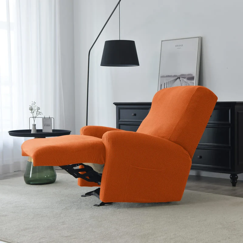Housse de Fauteuil Relax Jacquard Orange