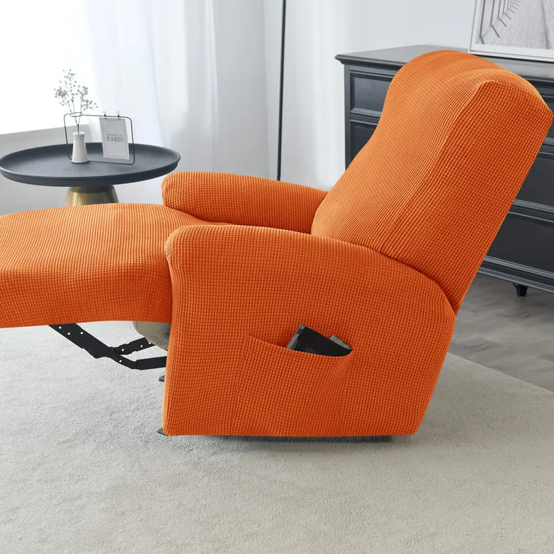 Housse de Fauteuil Relax Jacquard Orange