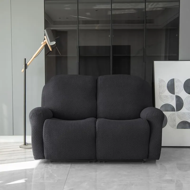 Housse de Canapé Relax Microfibre Noir