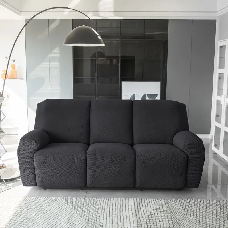 Housse de Canapé Relax Microfibre Noir