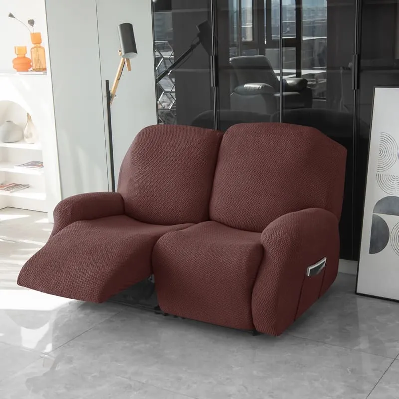 Housse de Canapé Relax Microfibre Marron