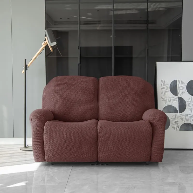 Housse de Canapé Relax Microfibre Marron