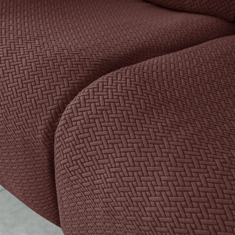 Housse de Canapé Relax Microfibre Marron