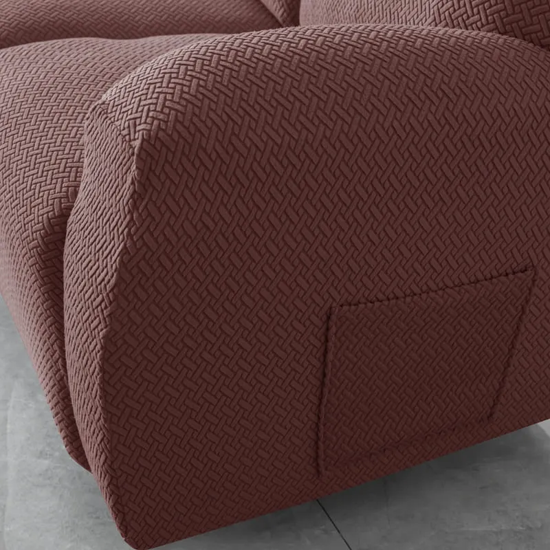 Housse de Canapé Relax Microfibre Marron