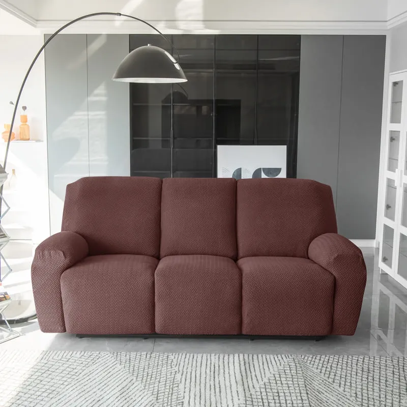Housse de Canapé Relax Microfibre Marron