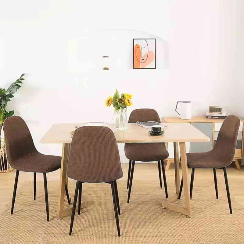 Housse de Chaise Extensible Imperméable café
