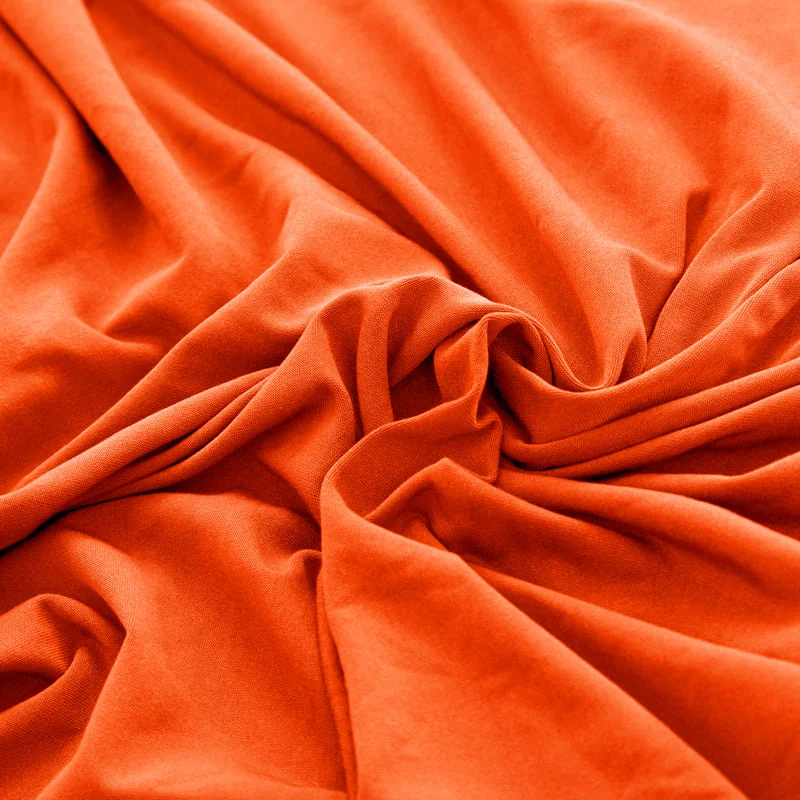 Housse extensible Orange pour Coussin de Canapé