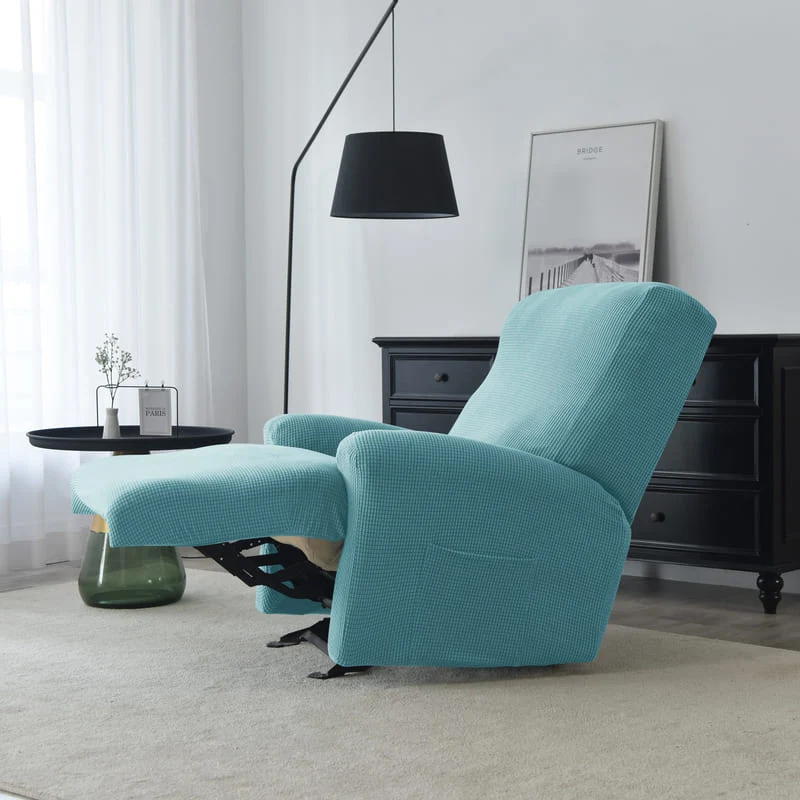 Housse de Fauteuil Relax Jacquard Turquoise