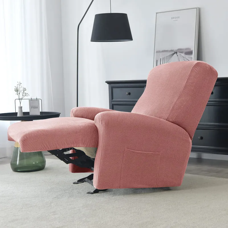 Housse de Fauteuil Relax Jacquard Rose