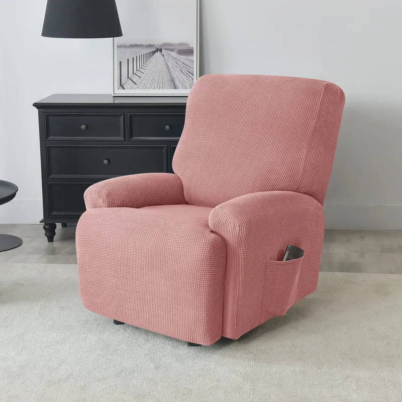Housse de Fauteuil Relax Jacquard Rose